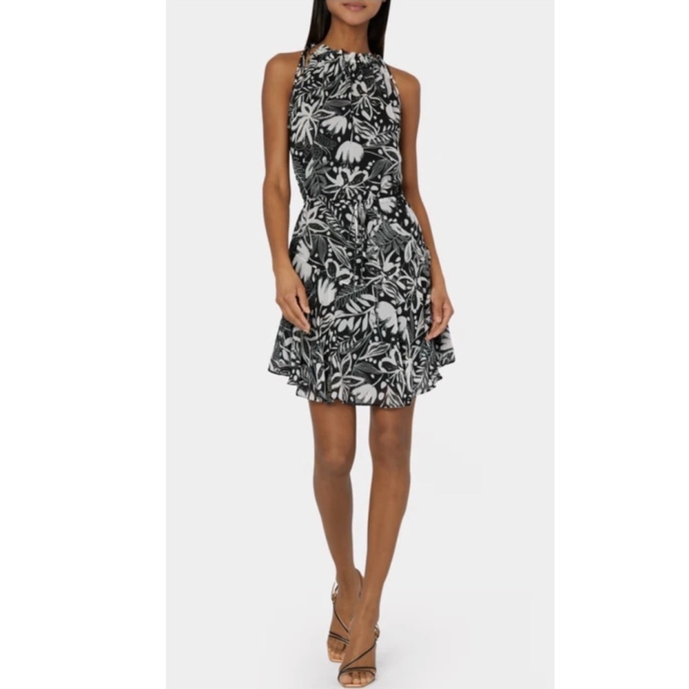 Milly Gwin Printed Tiger Lily Dress.